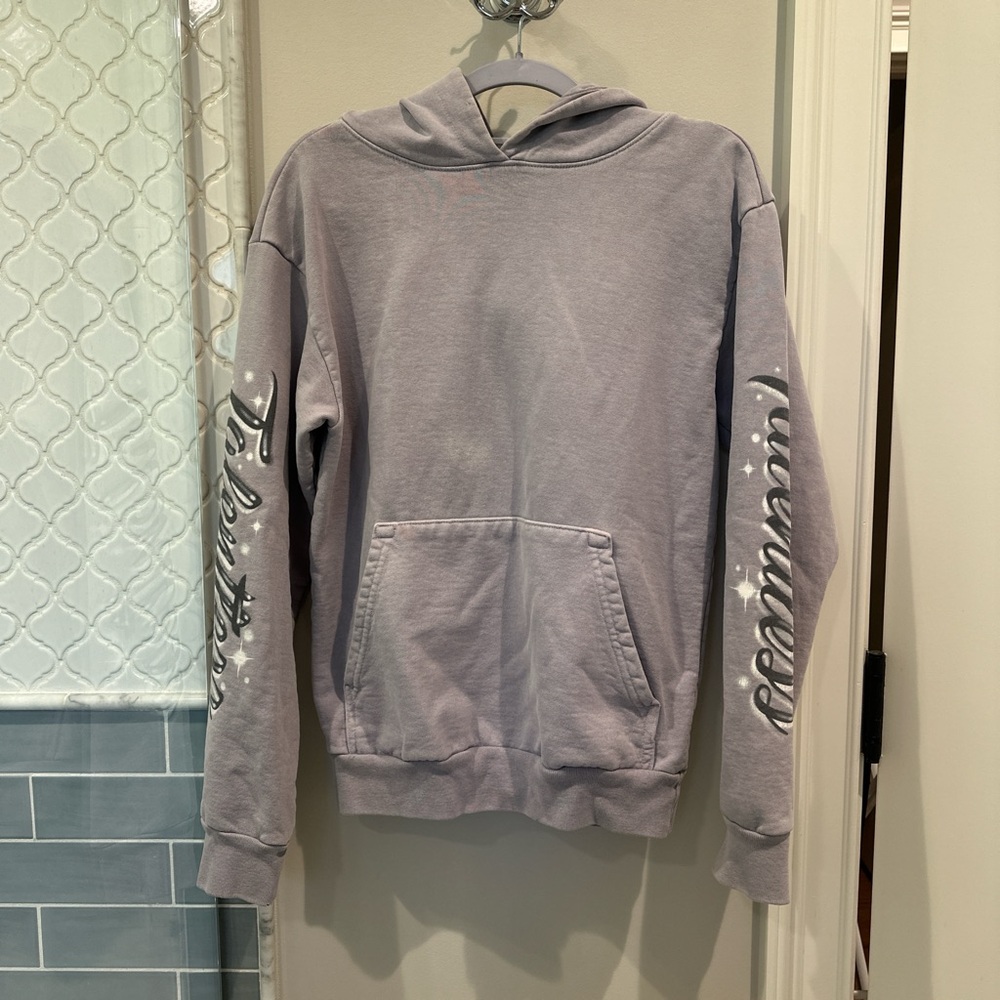 TALENTLESS Light Gray Sweater Relaxed Fit Cotton Blend
